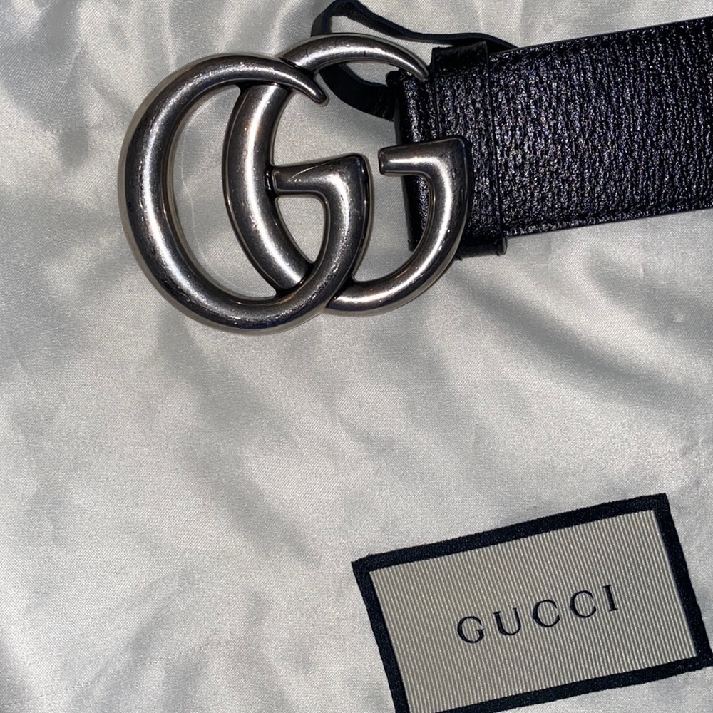 Gucci GG Marmont leather belt 75-30